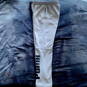 Gray PUMA sweatpants